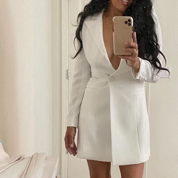 Jay Godfrey Ace Mini Tuxedo Dress - Picture 13 of 17